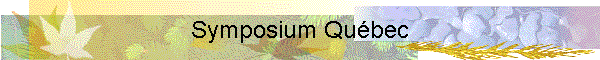Symposium Québec