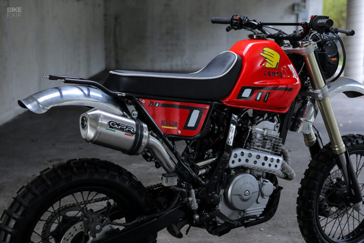 Pengacak Honda Dominator 2002 dari Gas&Retro