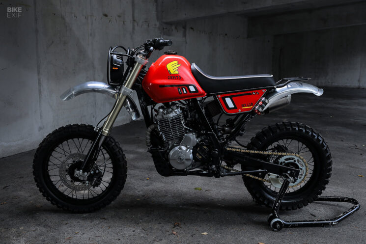 Pengacak Honda Dominator 2002 dari Gas&Retro