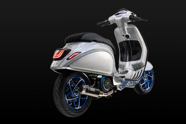 Skuter Vespa custom dari SIP Scootershop