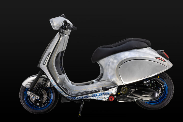 Skuter Vespa custom dari SIP Scootershop