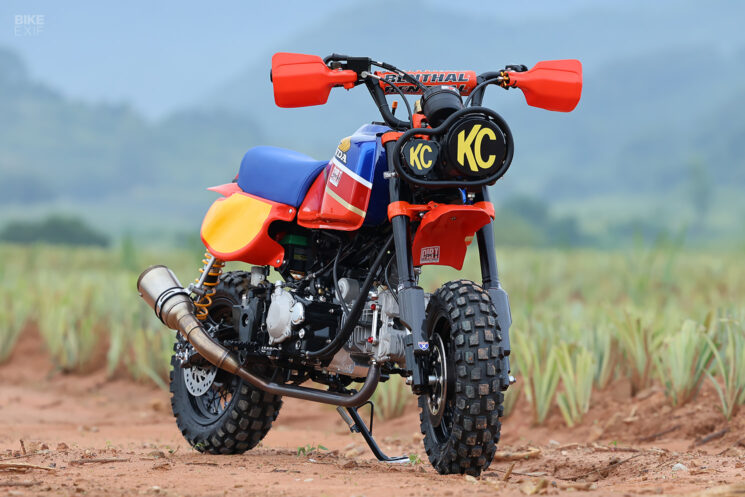 Replika reli Honda Monkey oleh Dirtshop Thailand