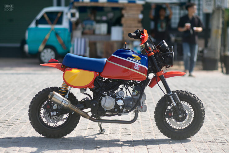 Replika reli Honda Monkey oleh Dirtshop Thailand