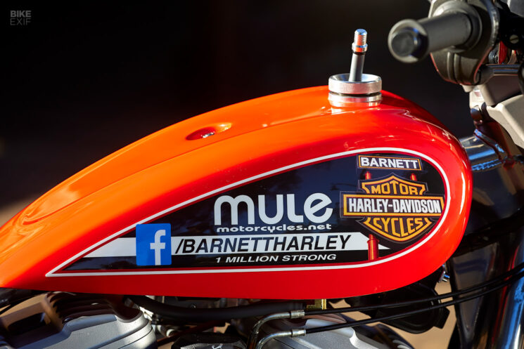 Pelacak jalanan Harley Sportster khusus oleh Mule Motorcycles