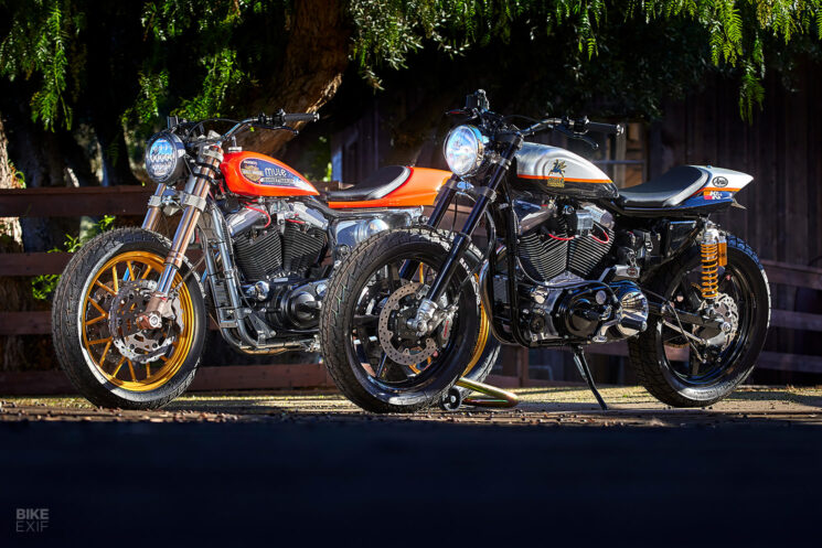 Pelacak jalanan Harley Sportster khusus oleh Mule Motorcycles